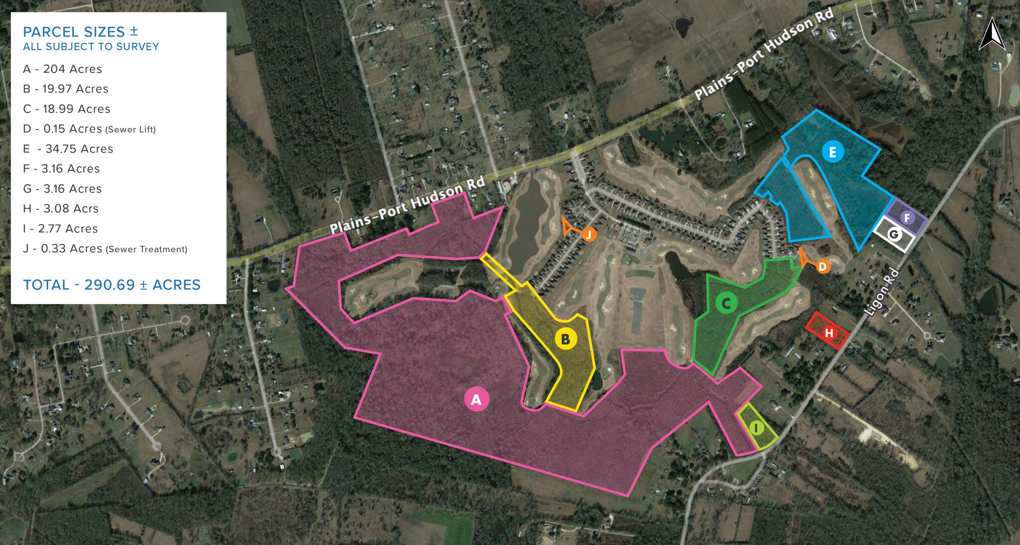 1100 E Plains Port Hudson Rd, Zachary, LA for sale Aerial- Image 1 of 9