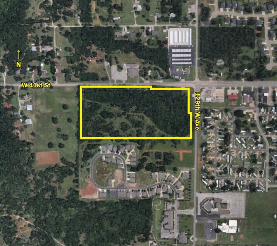 W 41st and 129th W Ave, Sand Springs, OK à vendre Photo du bâtiment- Image 1 de 7