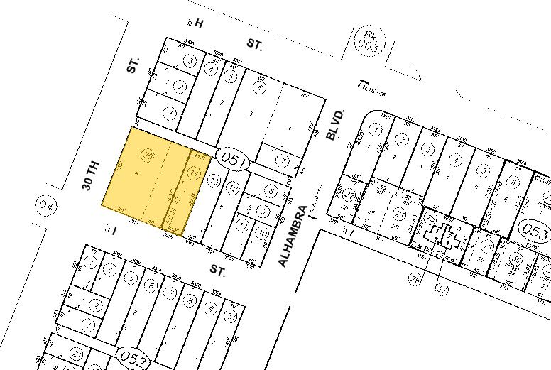 3001 I St, Sacramento, CA à louer - Plan cadastral - Image 2 de 4