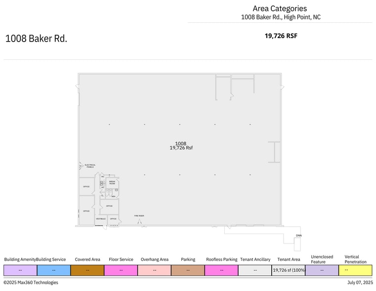 1008 Baker Rd, High Point, NC à louer - Plan d’étage - Image 2 de 12