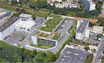 Bobigny, SSD - Aérien Vue de la carte