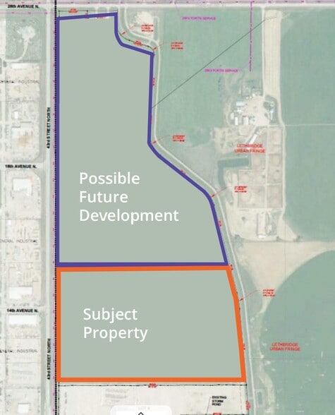 43 St N, Lethbridge, AB for sale - Site Plan - Image 3 of 3