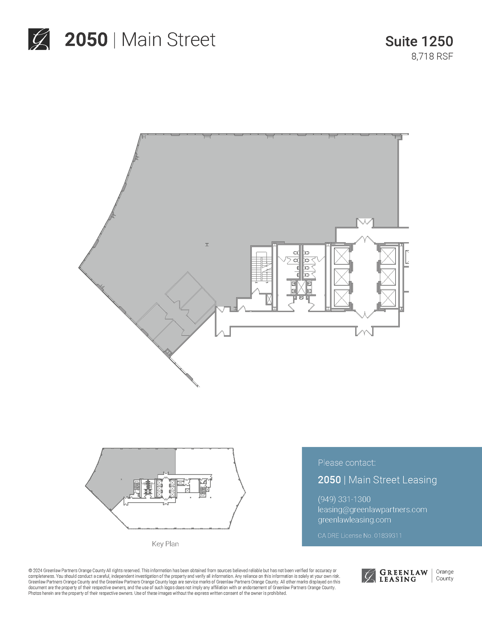 2040 Main St, Irvine, CA for lease Floor Plan- Image 1 of 9