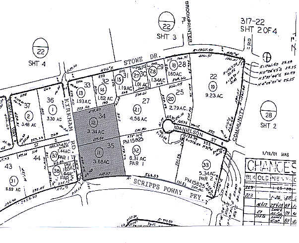 12255 Kirkham Rd, Poway, CA à louer - Plan cadastral - Image 2 de 9