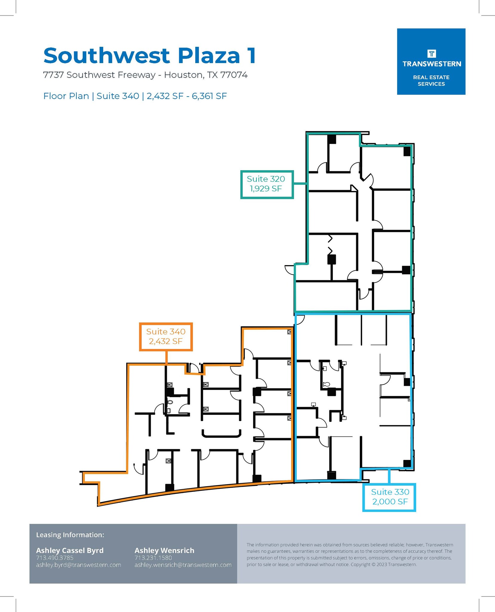 7737 Southwest Fwy, Houston, TX for lease Floor Plan- Image 1 of 1