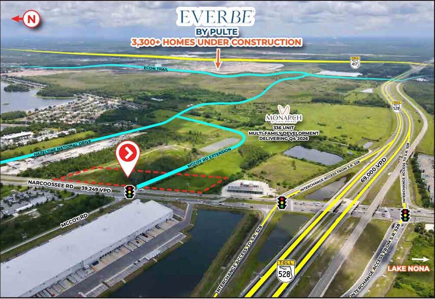 Narcoossee Rd & McCoy Rd, Orlando, FL à louer - Photo du bâtiment - Image 3 de 3