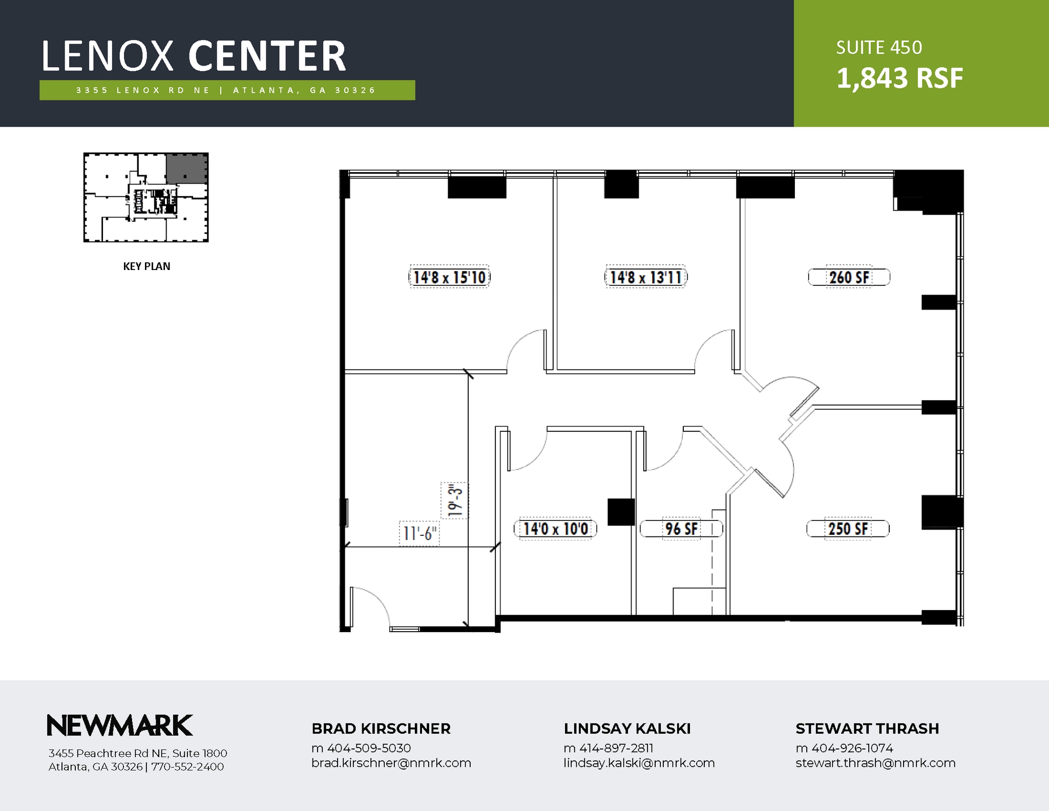 3355 Lenox Rd NE, Atlanta, GA for lease Floor Plan- Image 1 of 1