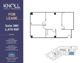 15400 Knoll Trail Dr, Dallas, TX for lease Floor Plan- Image 1 of 2