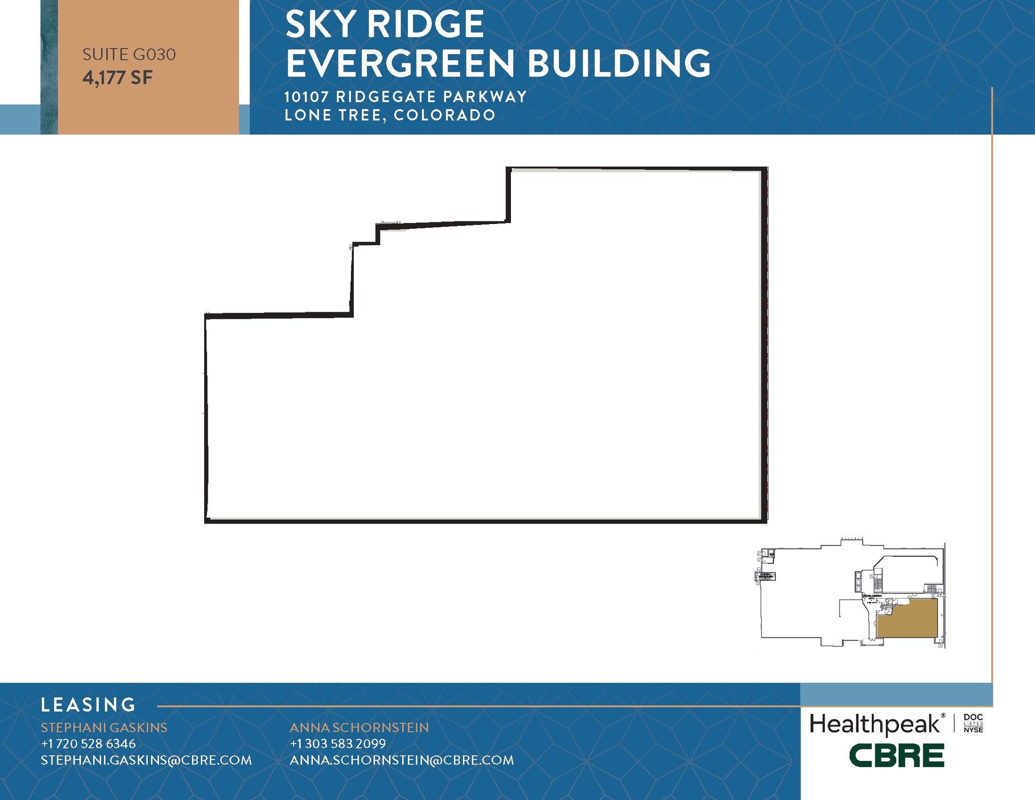 10535 Park Meadows Blvd, Lone Tree, CO for lease Floor Plan- Image 1 of 1