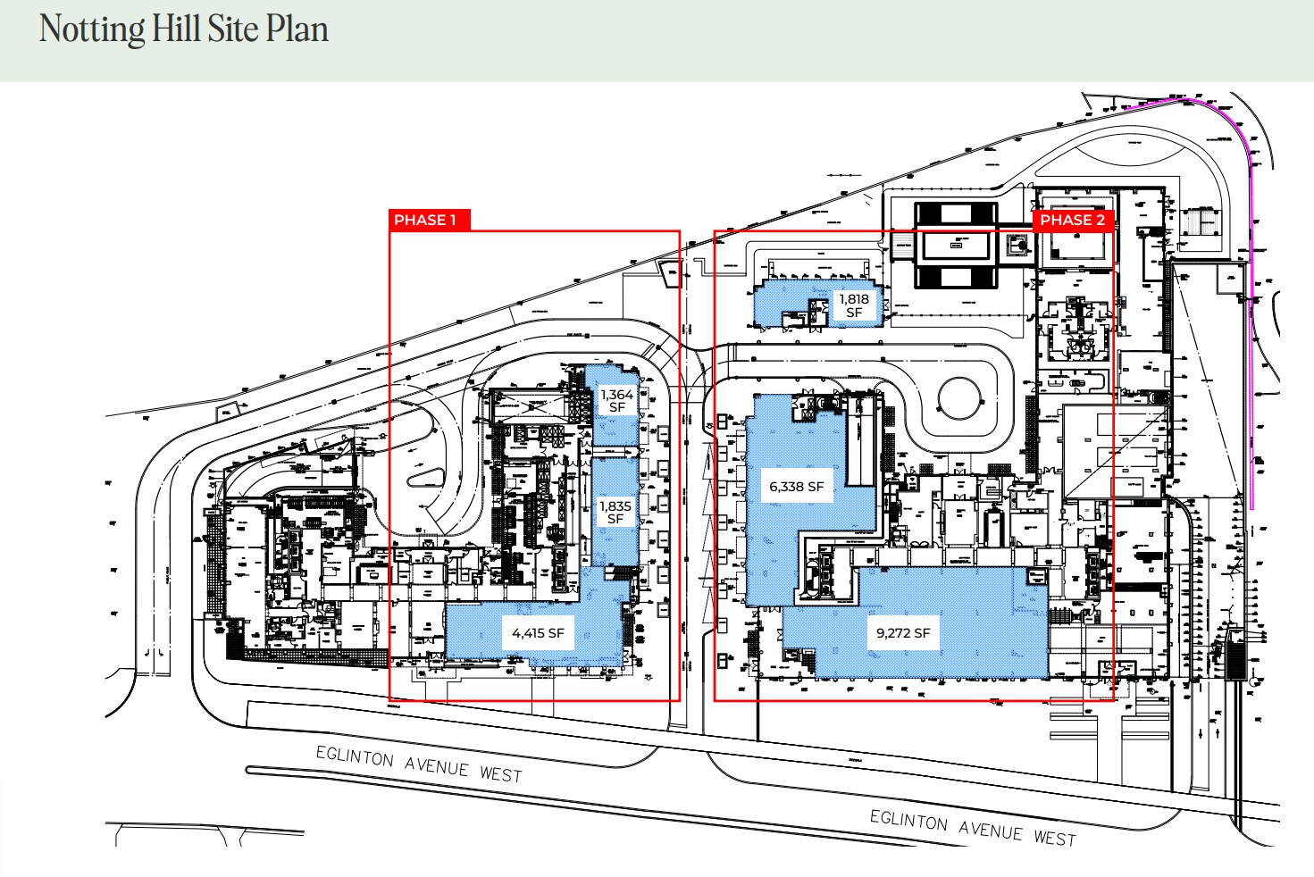 4000 Eglinton Ave W, Toronto, ON à louer Plan d’étage- Image 1 de 1