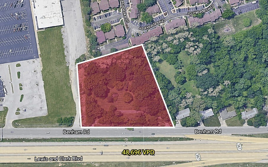 12161 Benham Rd, Florissant, MO for sale - Aerial - Image 1 of 3