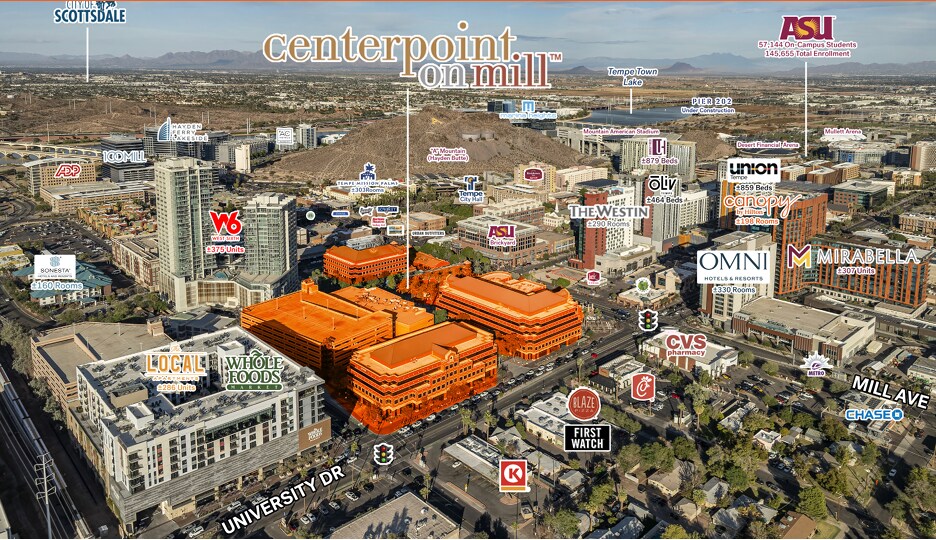 640-740 S Mill Ave, Tempe, AZ à louer Photo du bâtiment- Image 1 de 5