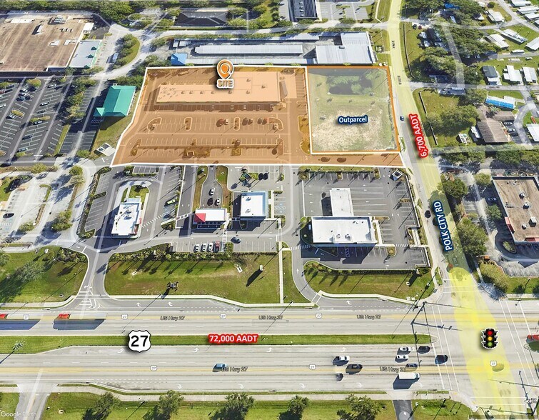 Main St., Haines City, FL for lease - Aerial - Image 2 of 2