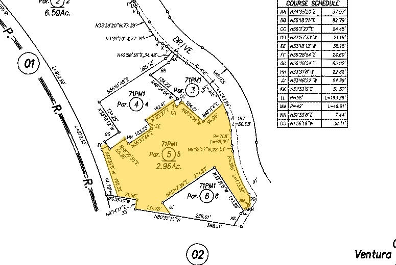 150 W Esplanade Dr, Oxnard, CA for lease - Plat Map - Image 2 of 3