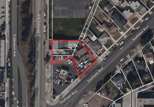 11316-11318 S Vermont Ave, Los Angeles, CA - Aerial  map view