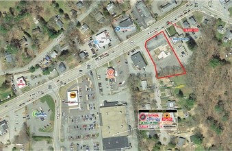 598-W Main St, Norwich, CT - AERIAL  map view
