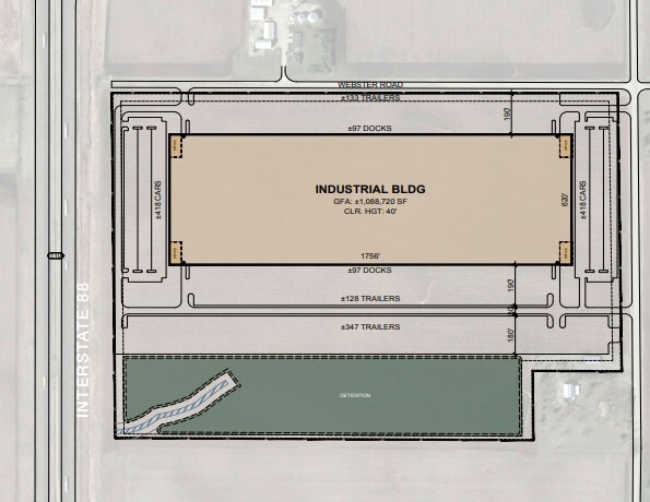 SEC Webster & Fairview Dr, Dekalb, IL à vendre - Plan de site - Image 3 de 3