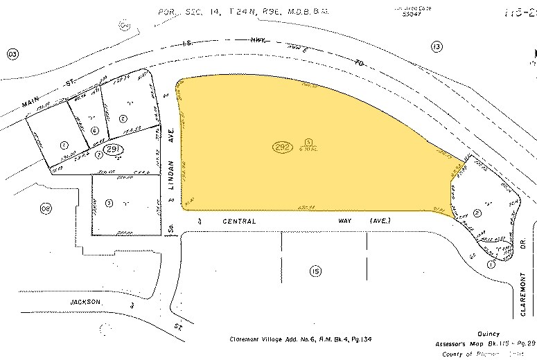 20-90 E Main St, Quincy, CA à louer - Plan cadastral - Image 2 de 15