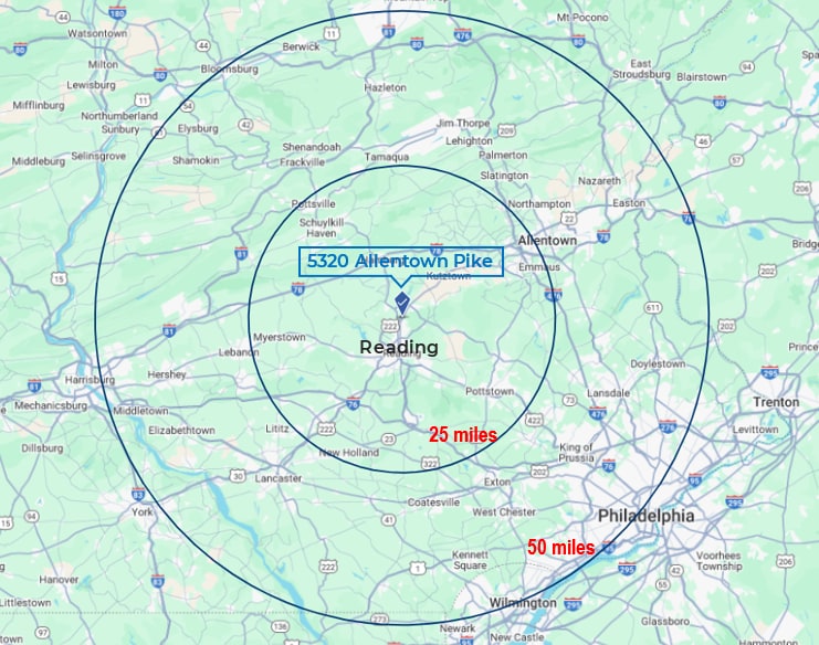 5320 Allentown Pike, Temple, PA for sale - Building Photo - Image 2 of 9