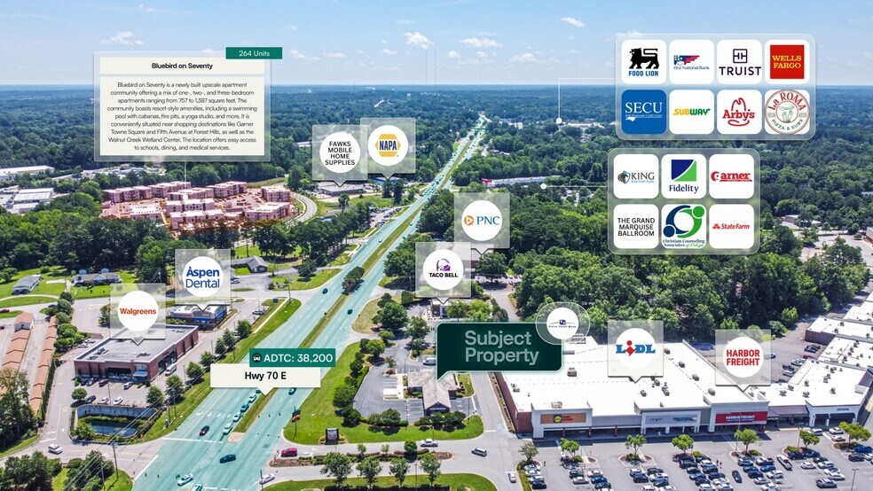 1145 US Highway 70 W, Garner, NC à vendre - Photo du bâtiment - Image 2 de 3