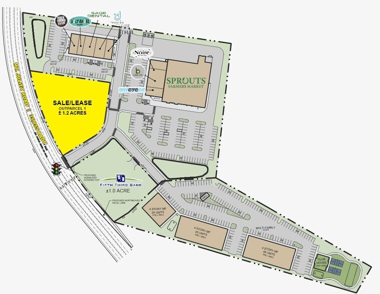 1919 N Mount Juliet Rd, Mt Juliet, TN à vendre - Plan de site - Image 2 de 3