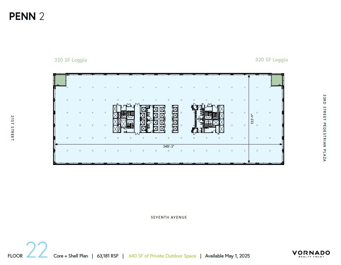 PENN 2, New York, NY for lease Floor Plan- Image 1 of 1