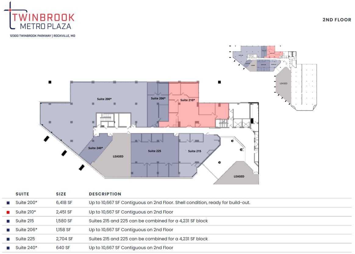 12300 Twinbrook Pky, Rockville, MD for lease Floor Plan- Image 1 of 1