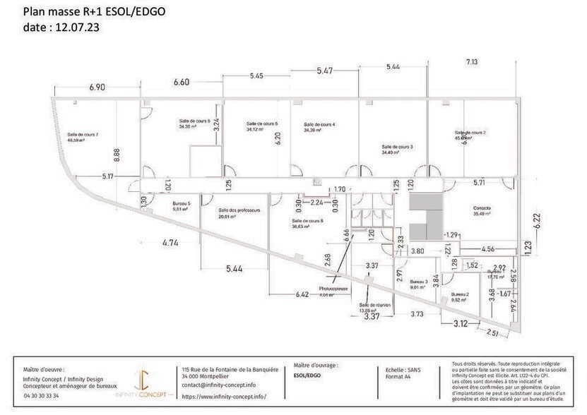 Office in Saint-Jean-de-Védas for lease - Floor Plan - Image 3 of 3