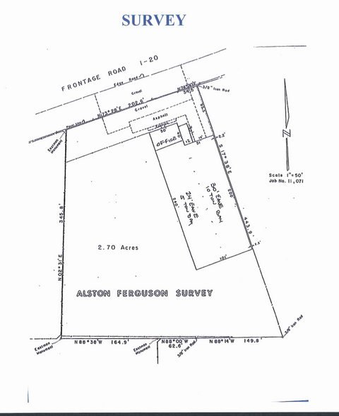 1740 Callahan Rd, Longview, TX à louer - Plan de site - Image 2 de 9