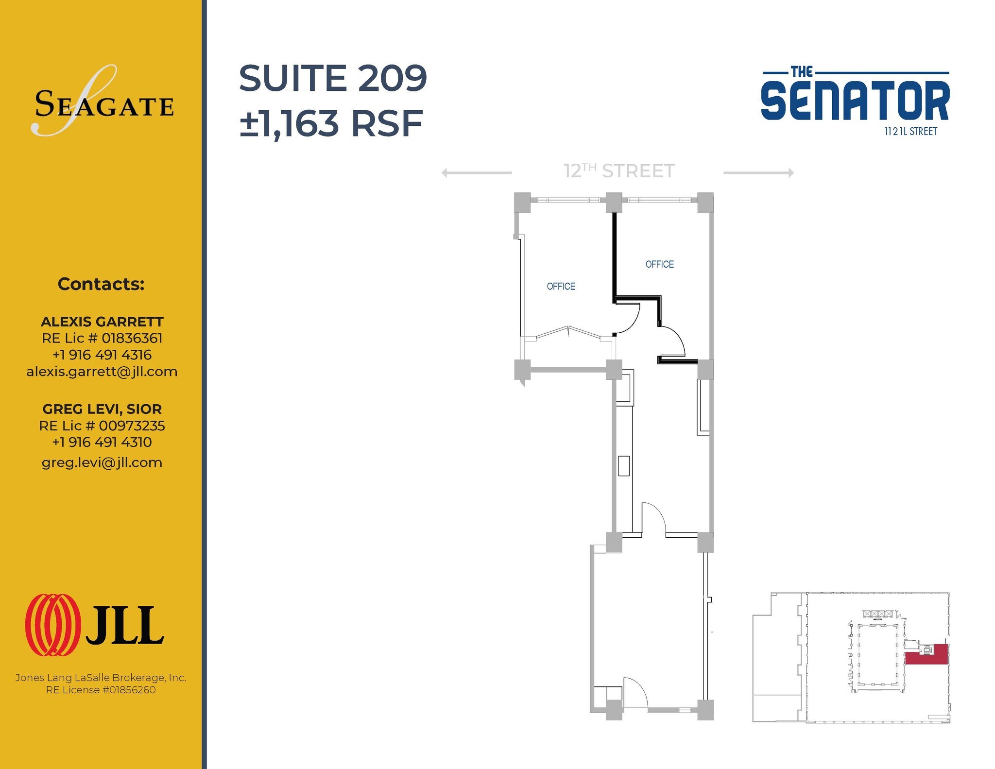 1121 L St, Sacramento, CA for lease Floor Plan- Image 1 of 1