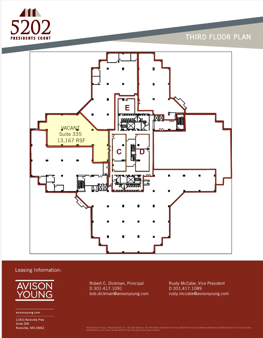 5202 Presidents Ct, Frederick, MD for lease Floor Plan- Image 1 of 1