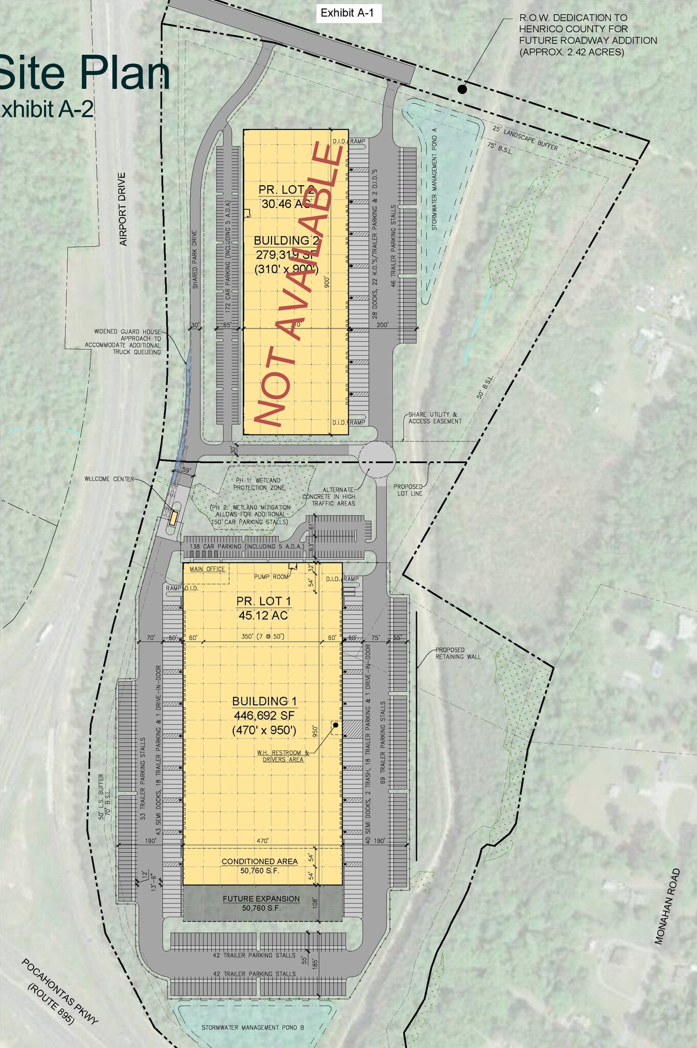935 S Airport Dr, Richmond, VA à louer Plan de site- Image 1 de 2
