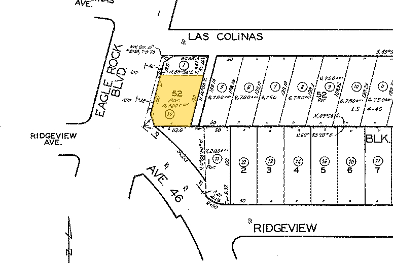 4730-4740 Eagle Rock Blvd, Los Angeles, CA for lease - Plat Map - Image 2 of 4