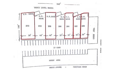 200-212 W North Ave, Lombard, IL for lease Site Plan- Image 2 of 2