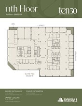 1030 15th St NW, Washington, DC à louer Plan d’étage- Image 1 de 1