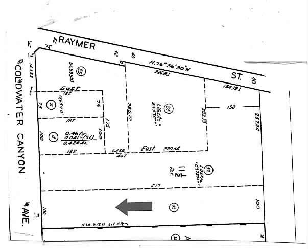 7306 Coldwater Canyon Ave, North Hollywood, CA à louer - Plan cadastral - Image 2 de 4