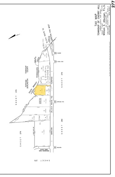 2076 Route 70 E, Cherry Hill, NJ à vendre - Plan cadastral - Image 1 de 1