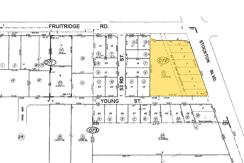 5610 Stockton Blvd, Sacramento, CA for lease - Plat Map - Image 2 of 21