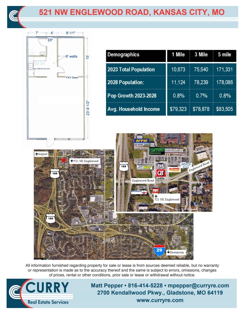 521-601 NW Englewood Rd, Kansas City, MO à louer Plan d  tage- Image 1 de 1