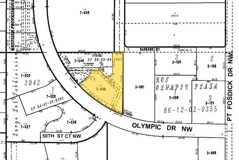 5119 Olympic Dr NW, Gig Harbor, WA for lease Plat Map- Image 1 of 6
