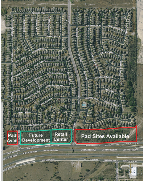 2105 W Loop 1604 S, San Antonio, TX à vendre - Aérien - Image 3 de 4