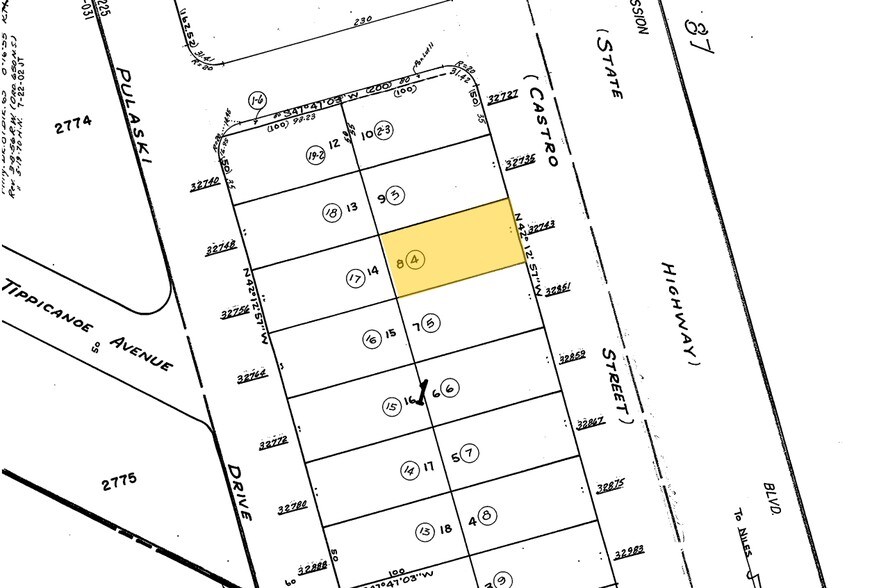 32681 Mission Blvd, Hayward, CA à vendre - Plan cadastral - Image 2 de 13