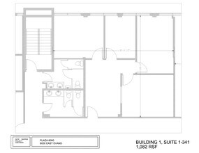 6000 E Evans Ave, Denver, CO à louer Plan de site- Image 1 de 1