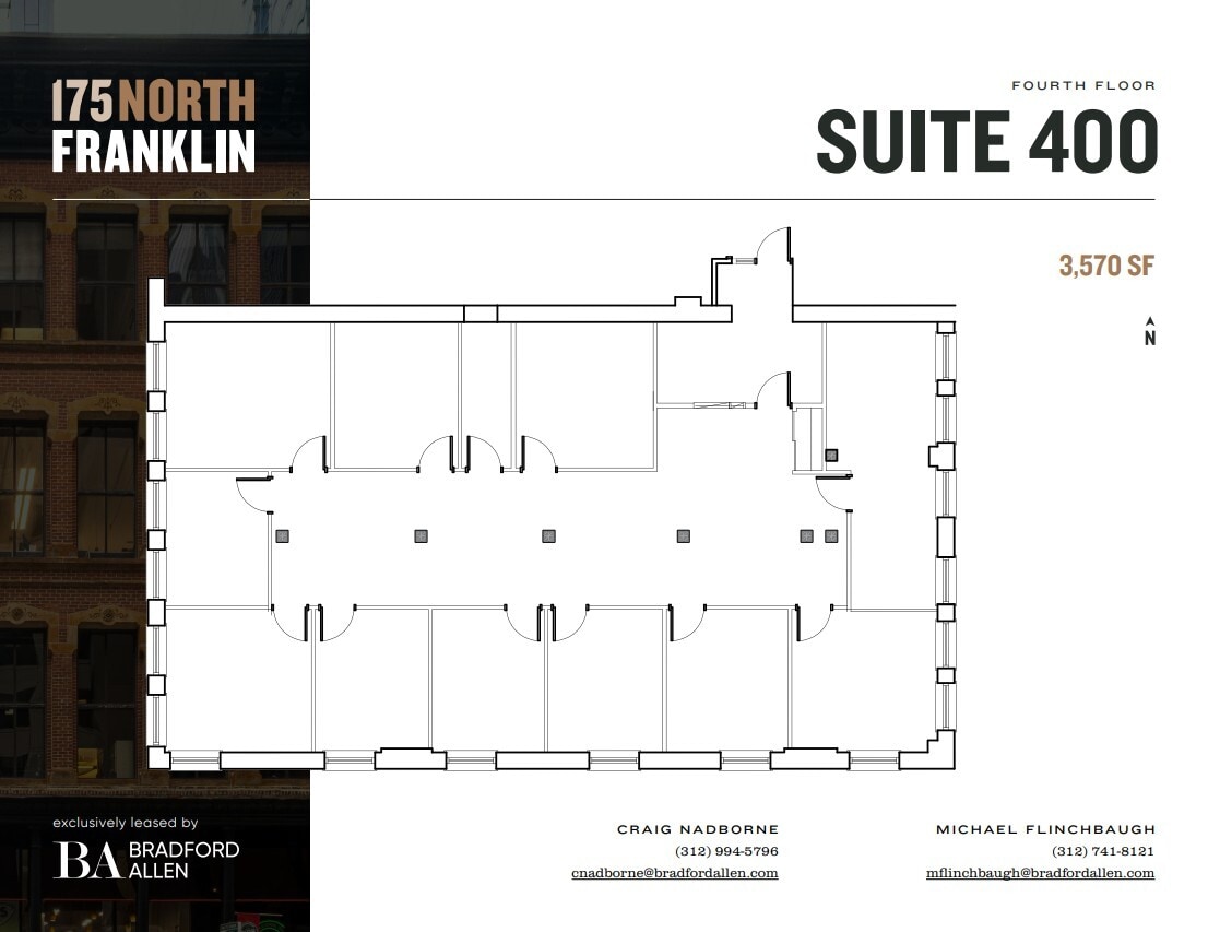 175 N Franklin St, Chicago, IL à louer Plan d’étage- Image 1 de 2
