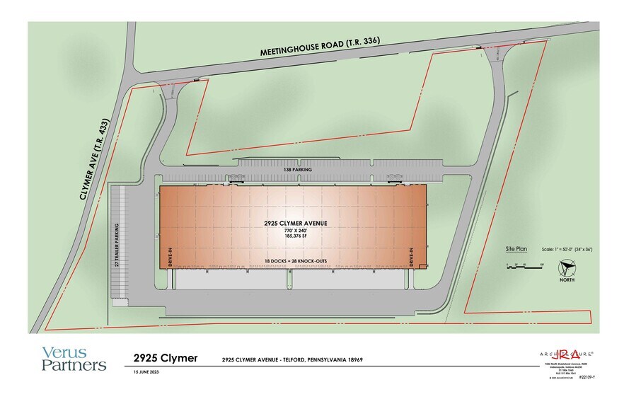 2925 Clymer Ave, Telford, PA for sale - Site Plan - Image 2 of 2