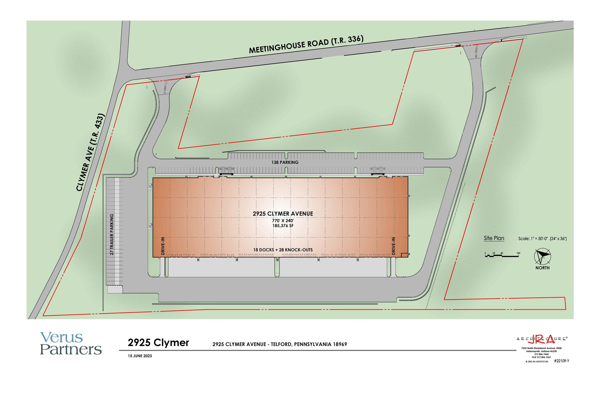 2925 Clymer Ave, Telford, PA for lease Site Plan- Image 1 of 1