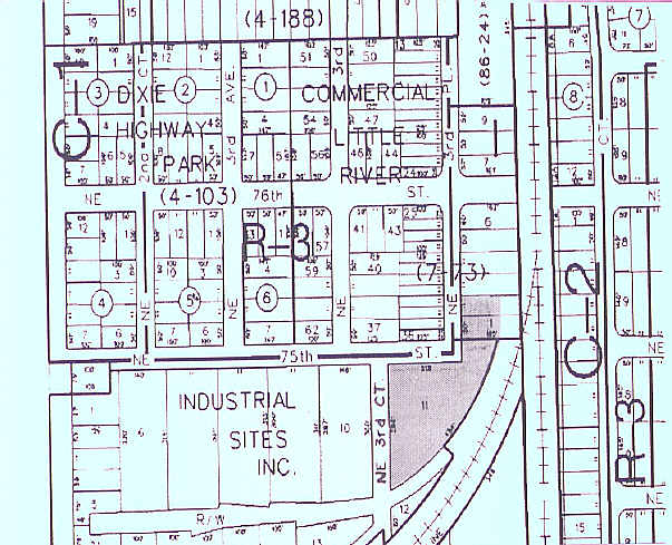 370 NE 75th St, Miami, FL for lease - Plat Map - Image 2 of 16