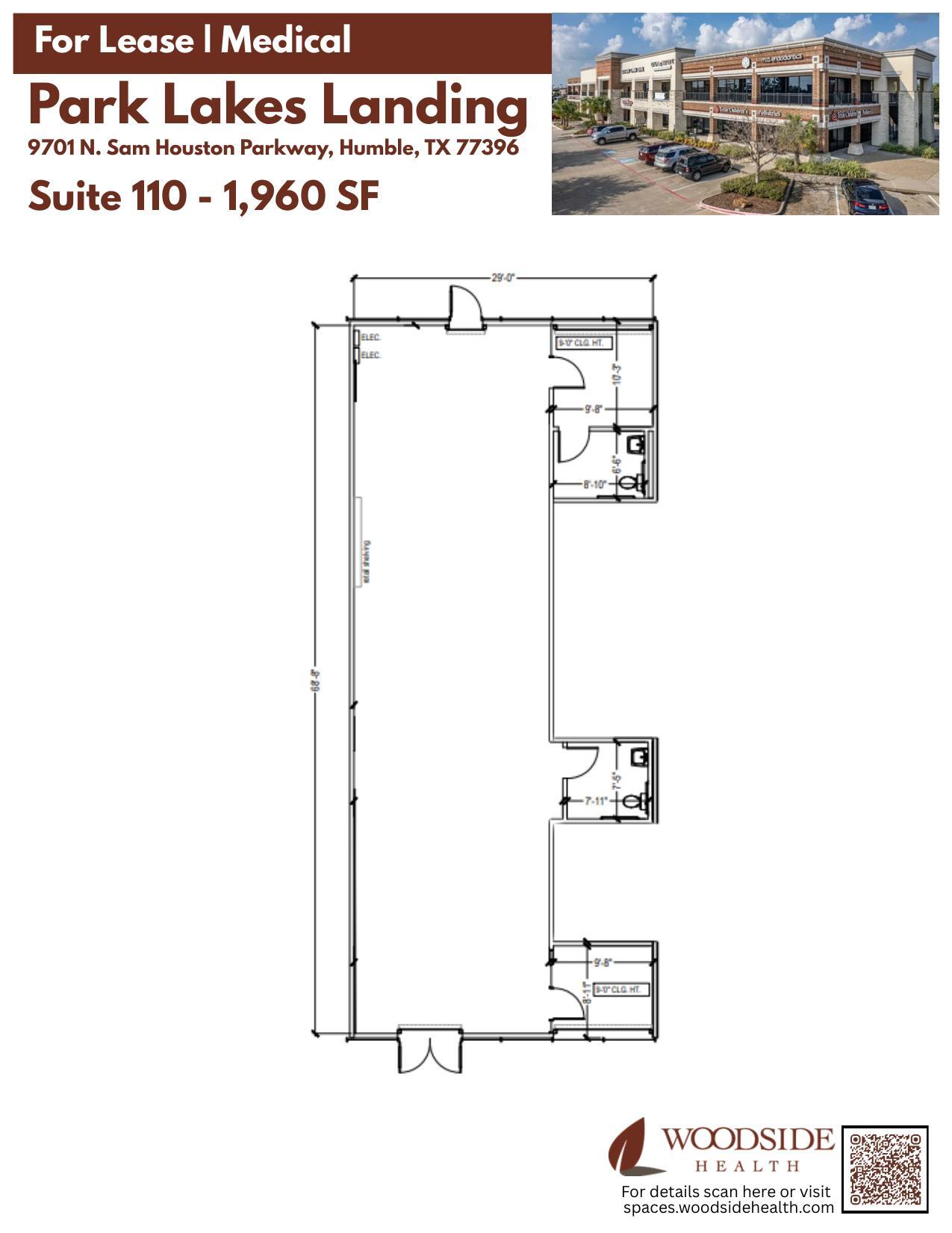 9701 N Sam Houston Pky, Humble, TX for lease Floor Plan- Image 1 of 1