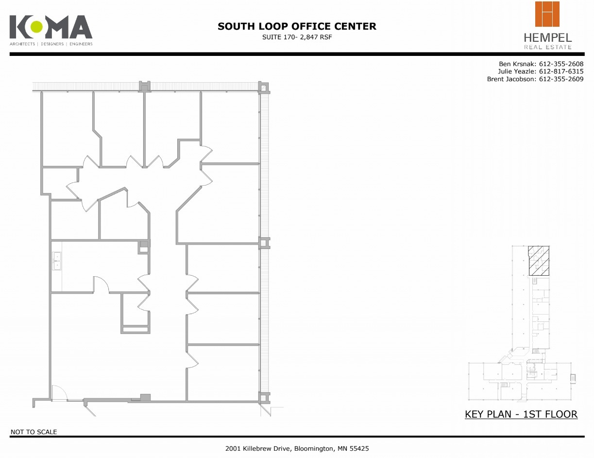 2001 Killebrew Dr, Bloomington, MN for lease Floor Plan- Image 1 of 1