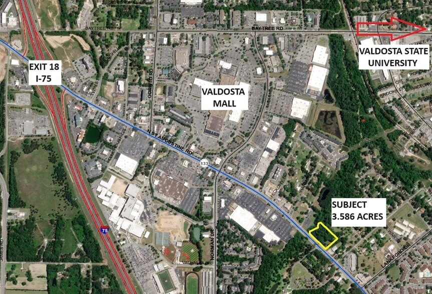 605 N St. Augustine Rd, Valdosta, GA à vendre - Photo du bâtiment - Image 3 de 5